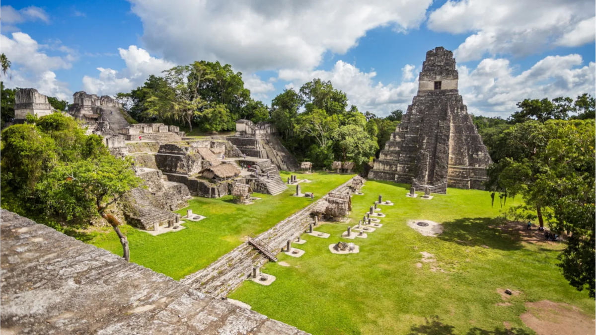 maya city state tikal ruins