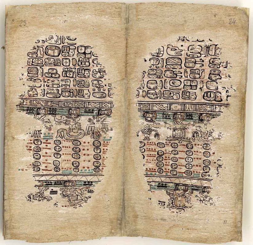 maya paris codex pages 23 24