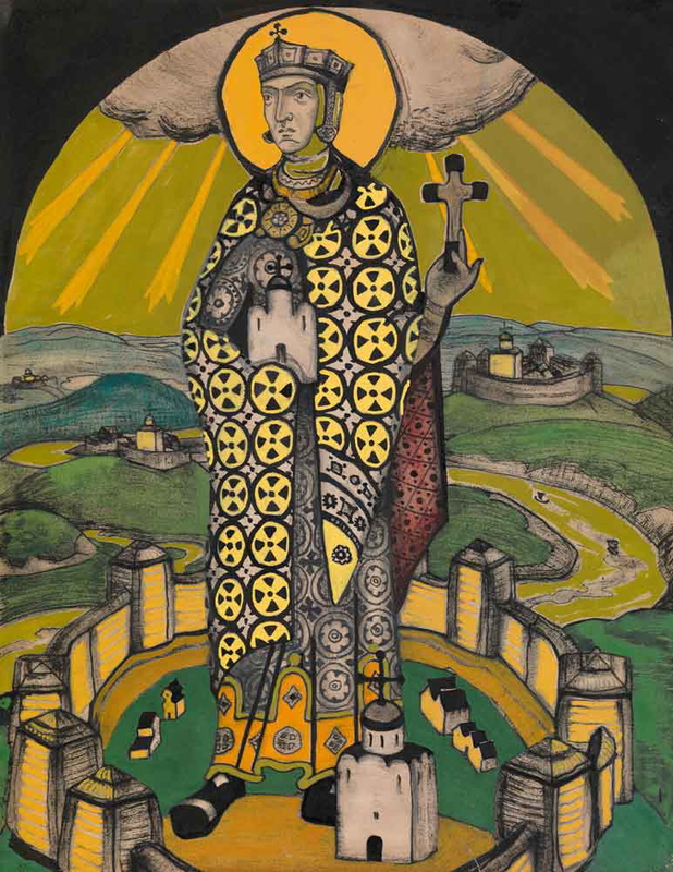 nicholas roerich olga painting