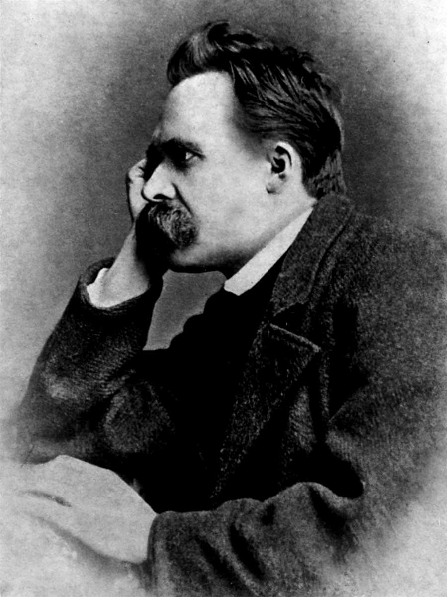 nietzsche photograph black and white