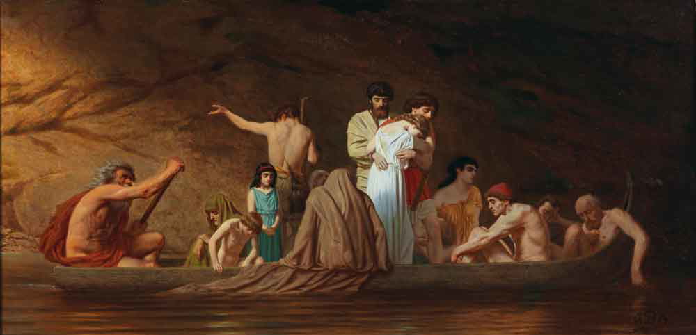 otto brausewetter barke charon painting