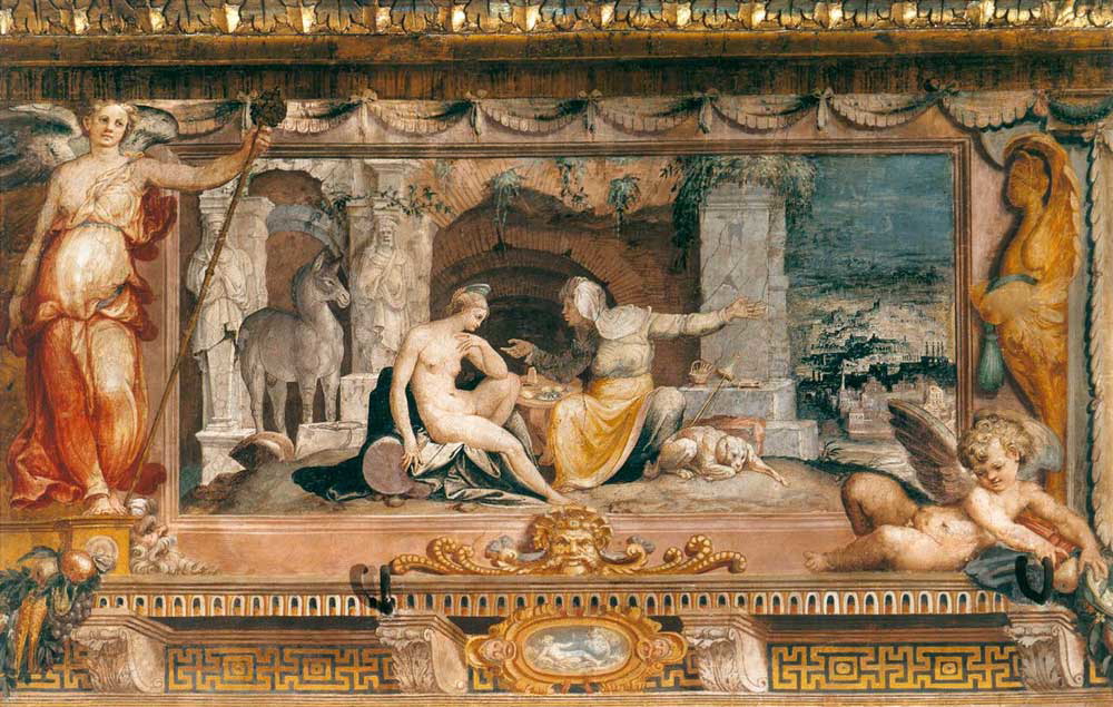 paolina marriage of cupid and psyche fresco