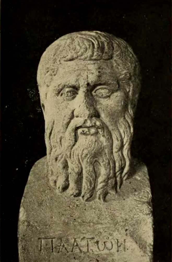 photograph bust plato stone