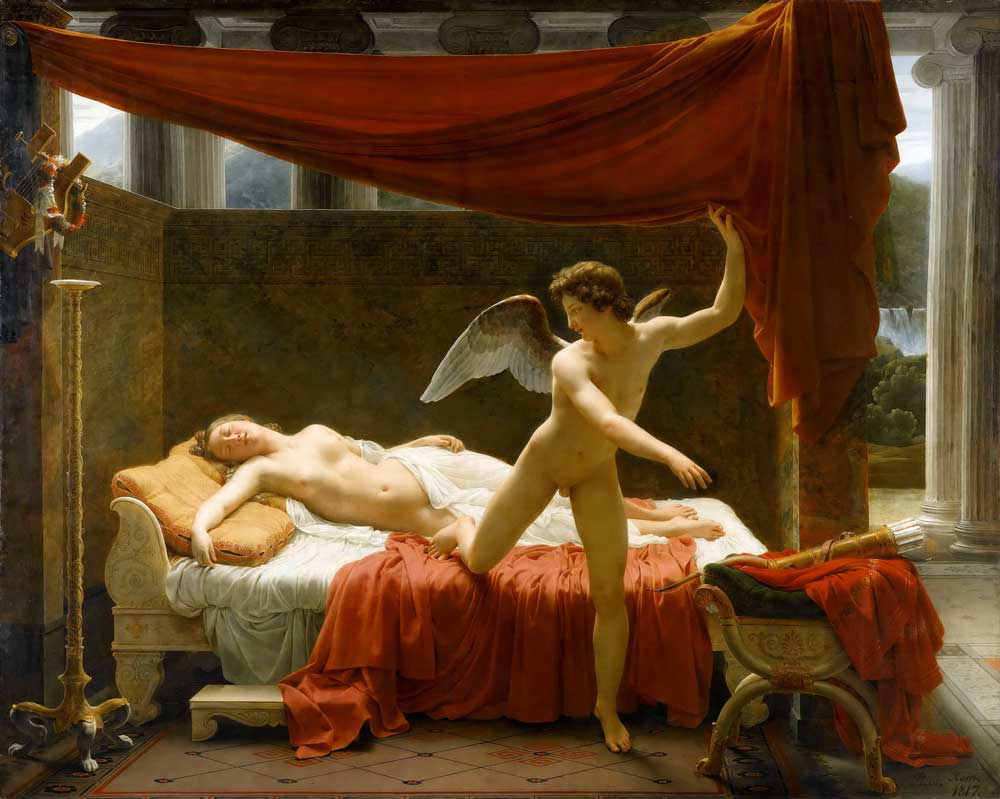 picot amor and psyche golden ass painting