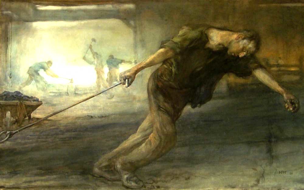 pieter de josselin de jong factory worker labor alienation