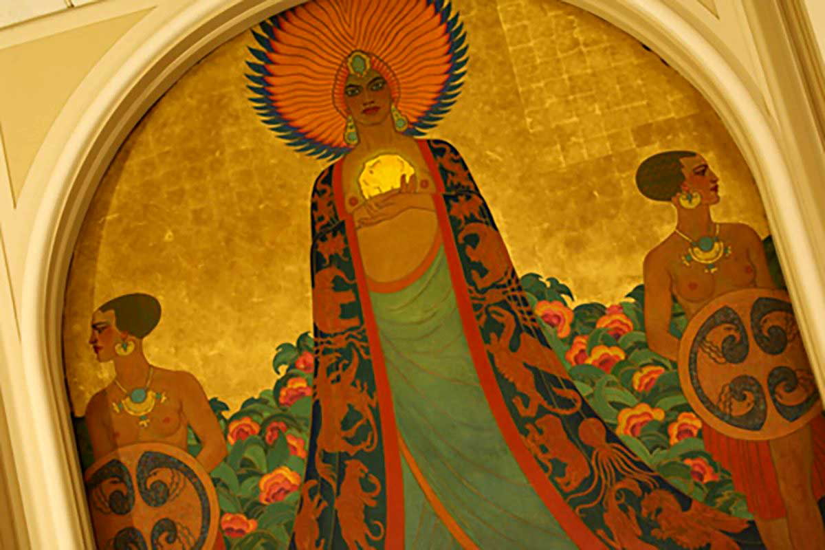 queen calafia mural