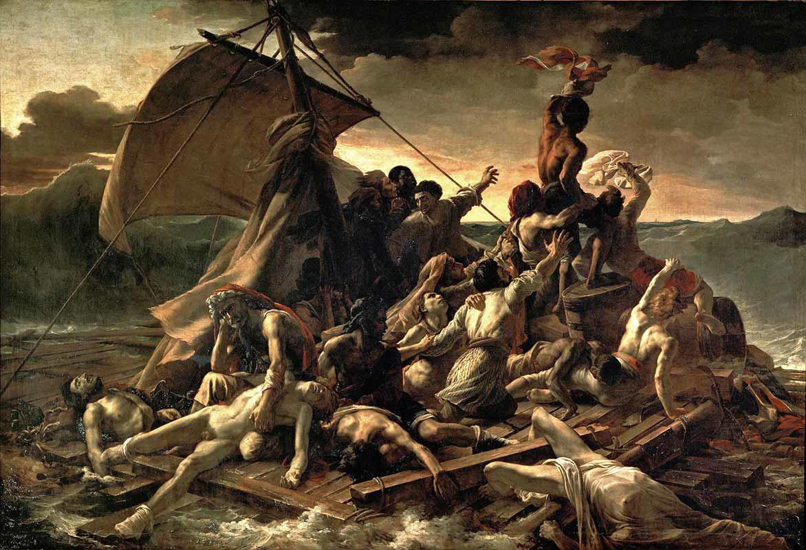raft medusa gericault