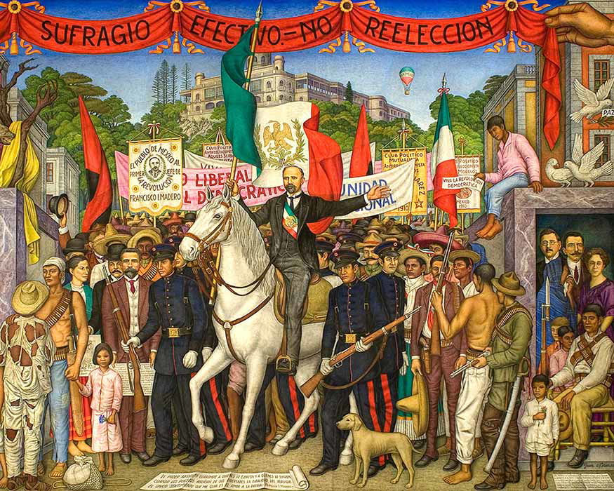 retablo de la revolucion ogorman mexican revolution