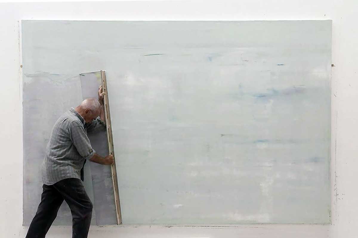 gerhard richter studio squeegee
