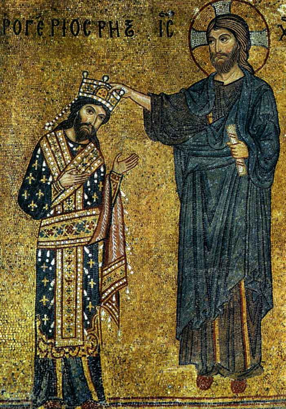 roger ii portrait martorana palermo mosaic
