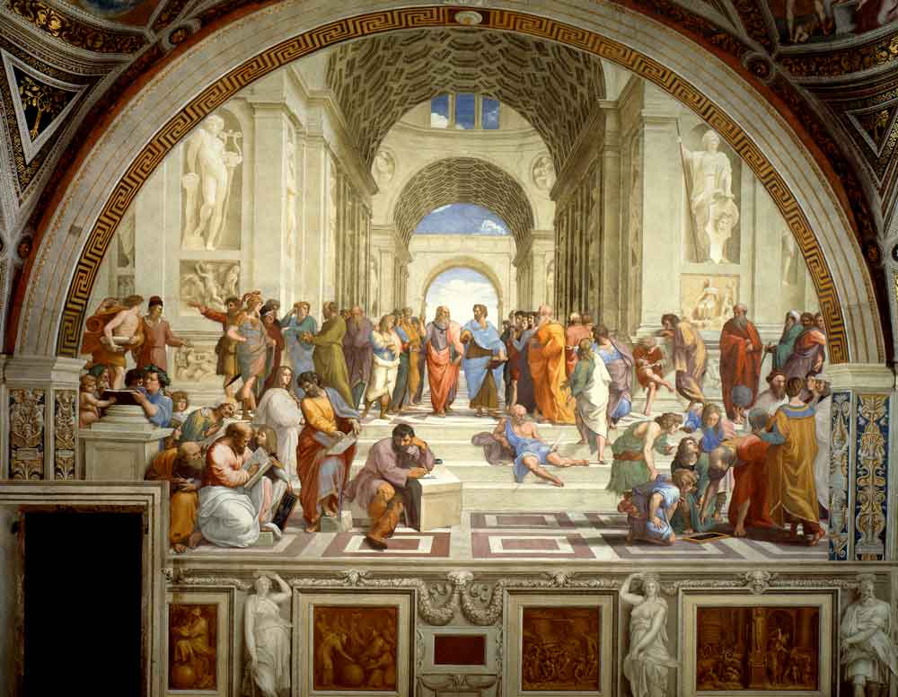 school athens raphael heraclitus