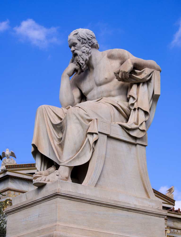 socrates statue full 19th century