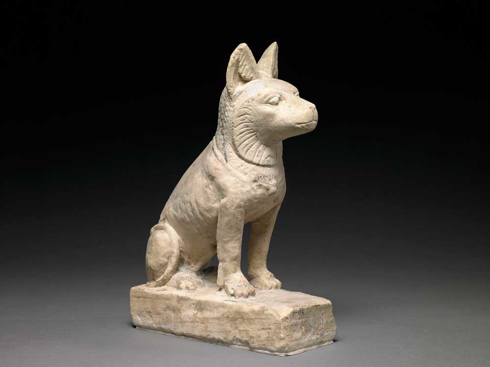 statue small dogs in ancient egypt