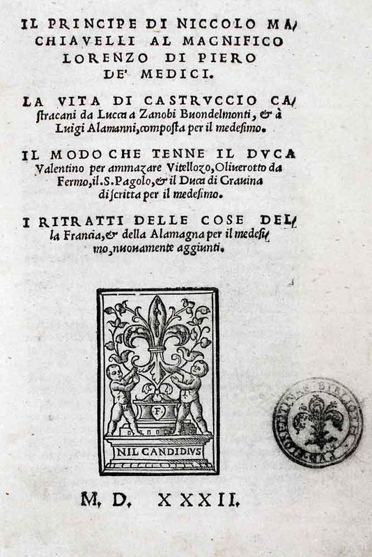 the prince machiavelli frontispiece