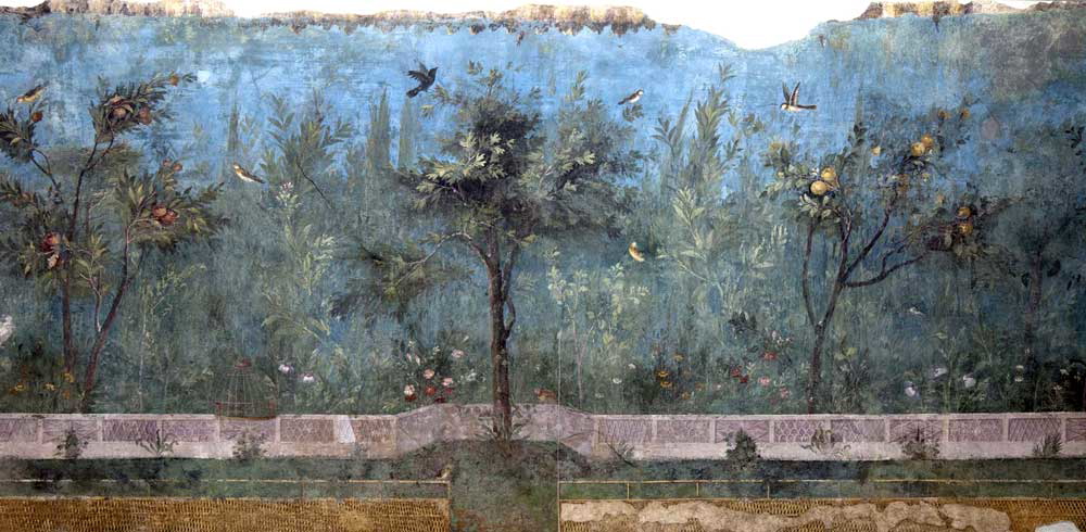 villa of livia garden fresco painting