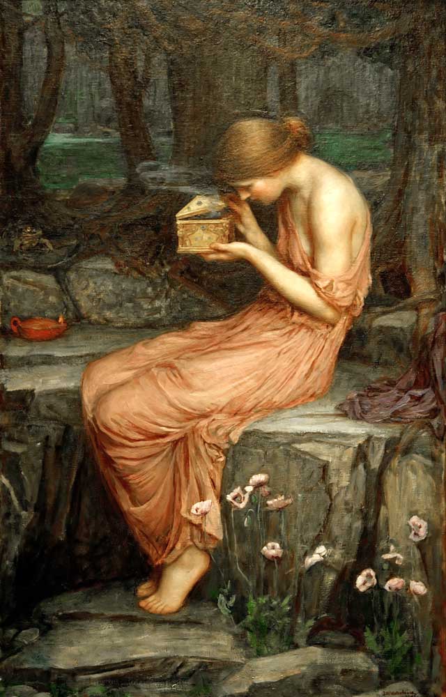 waterhouse psyche golden ass painting