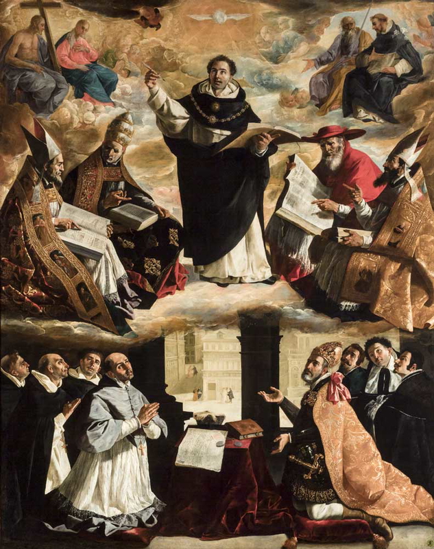 Francisco Zurbarán thomas aquinas painting