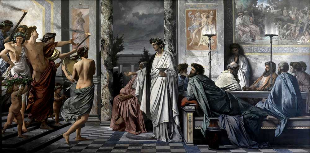 anselm feuerbach platos symposium painting