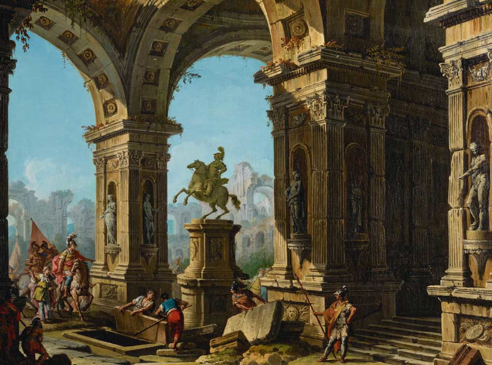 antonio joli painting alexander tomb achilles
