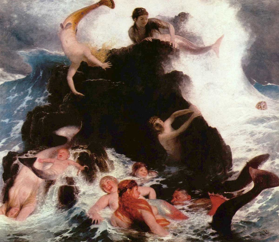 arnold bocklin game of the naiads