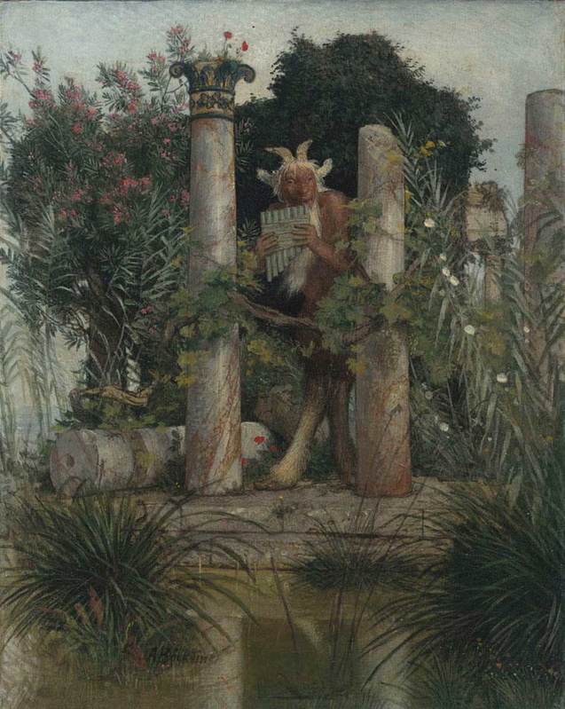 arnold bocklin idyll pan