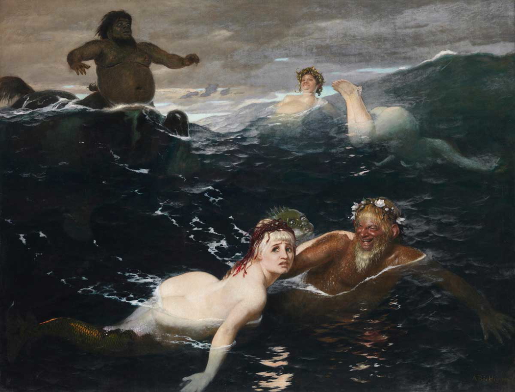 play in the waves