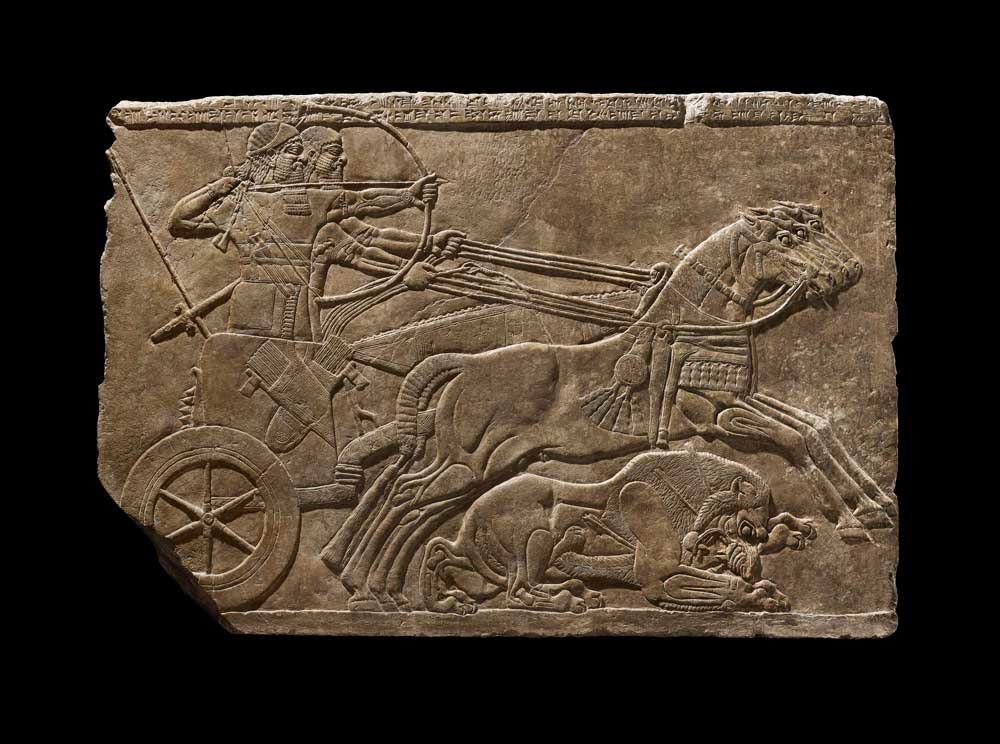 assyrian chariot ancient horse