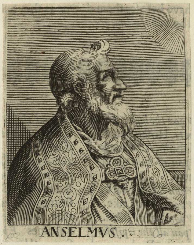 author unknown st anselm portrait
