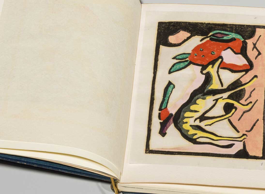wassily kandinsky book pages animals blue rider