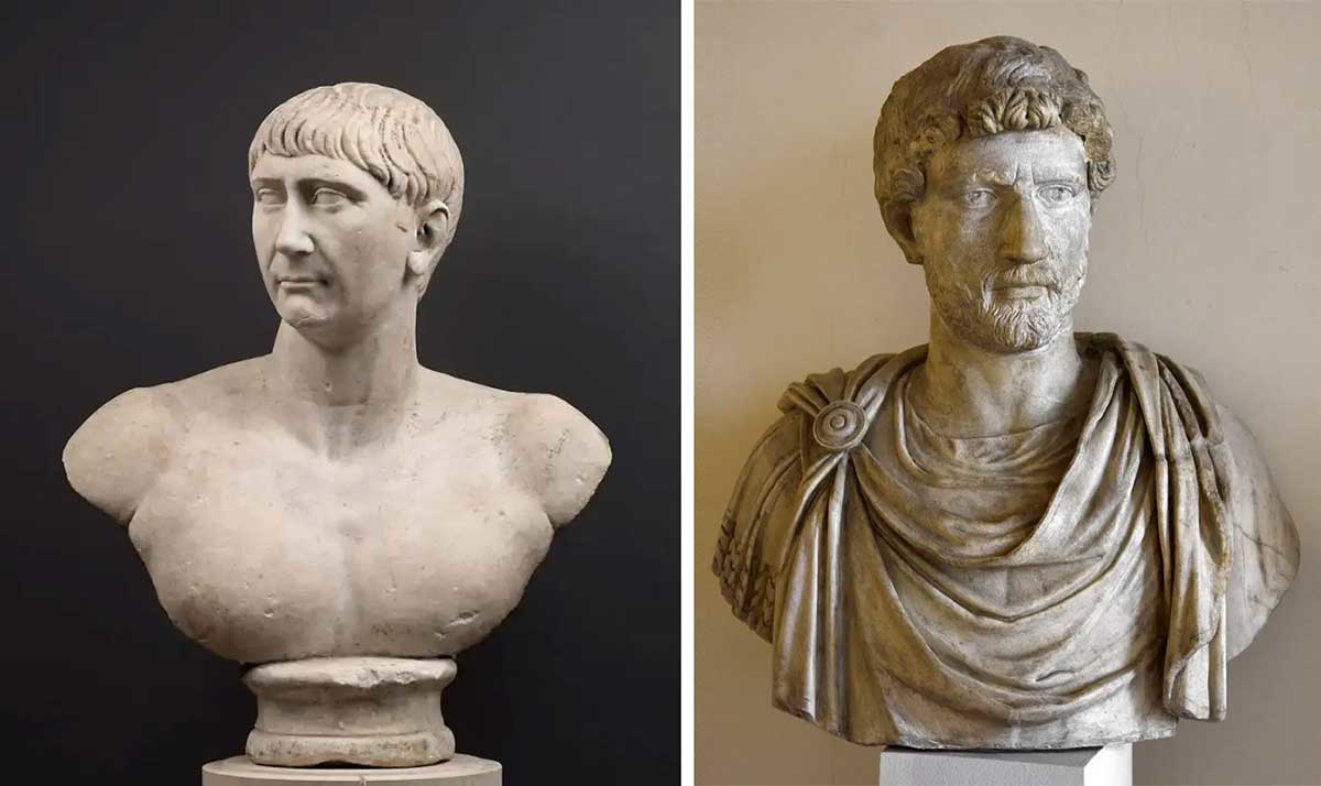 roman emperor trajan hadrian