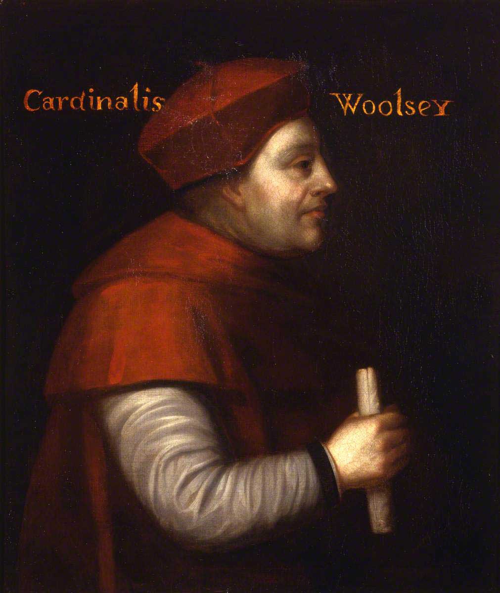 cardinal wolsey portrait 15th 16th century