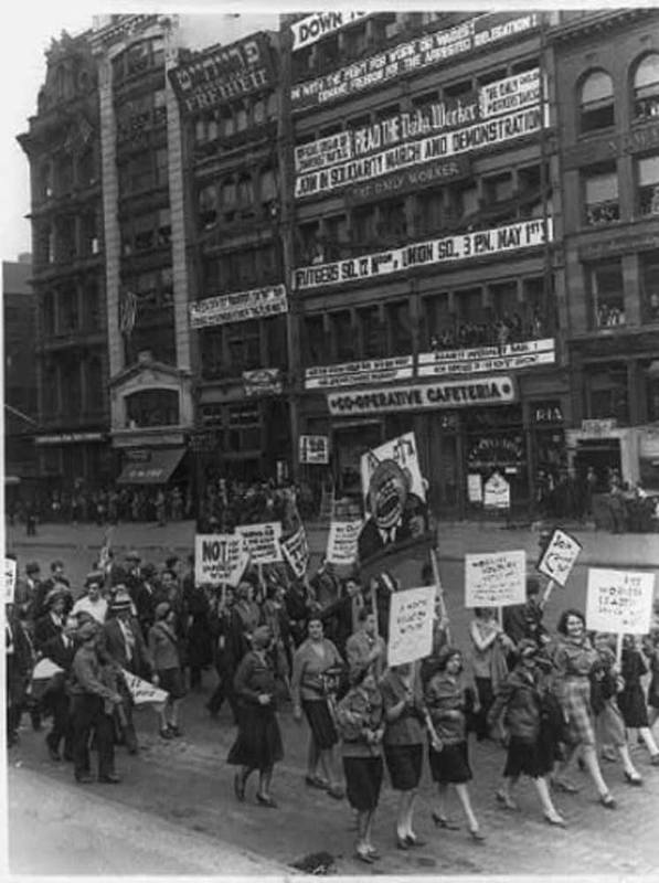 communist party demonstration photo