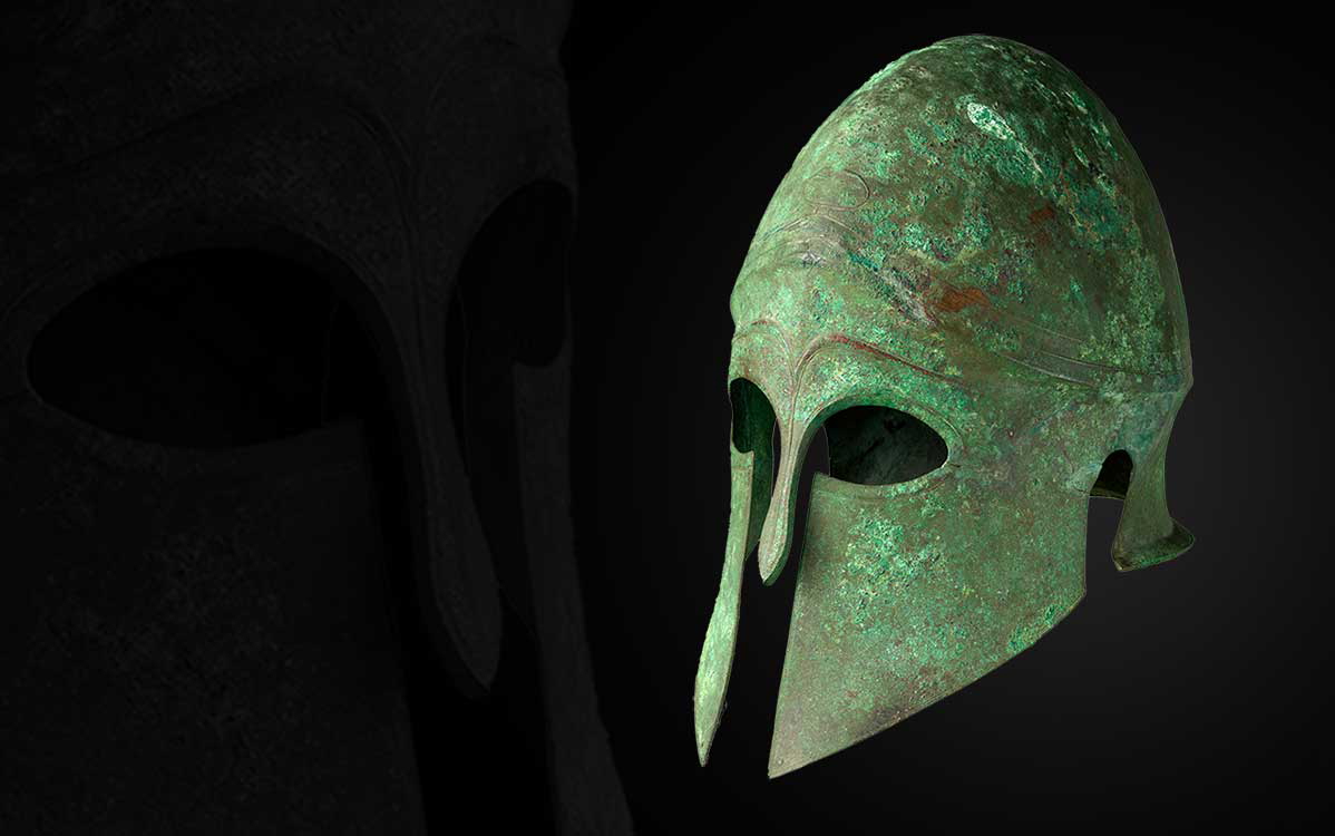 corinthian helmet peloponnesian war