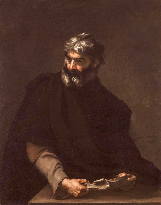 de ribera protagoras oil painting