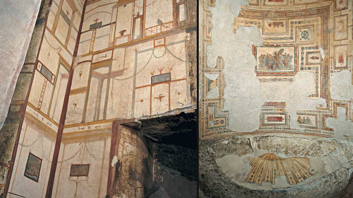 domus aurea nero palace fresco