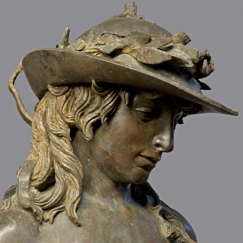 donatello david sculpture bronze detail