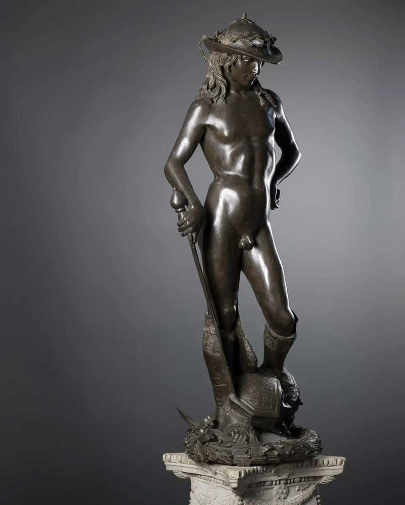 donatello david sculpture bronze contrapposto