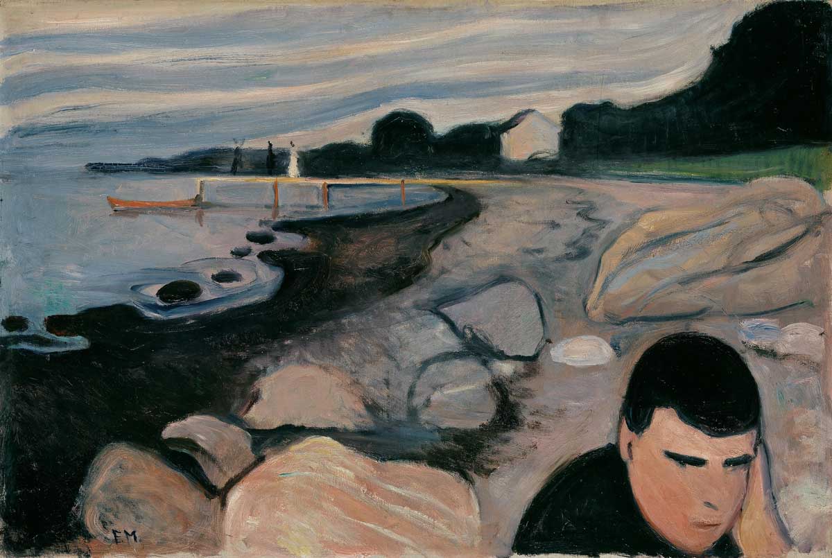 edvard munch melancholy painting