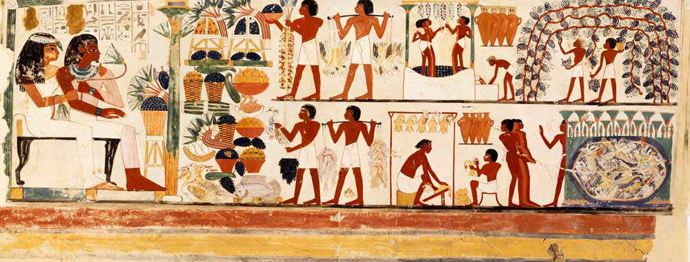 egyptian wine scene history of wine