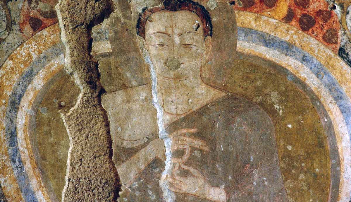 first oil painting afghan bamiyan buddhas