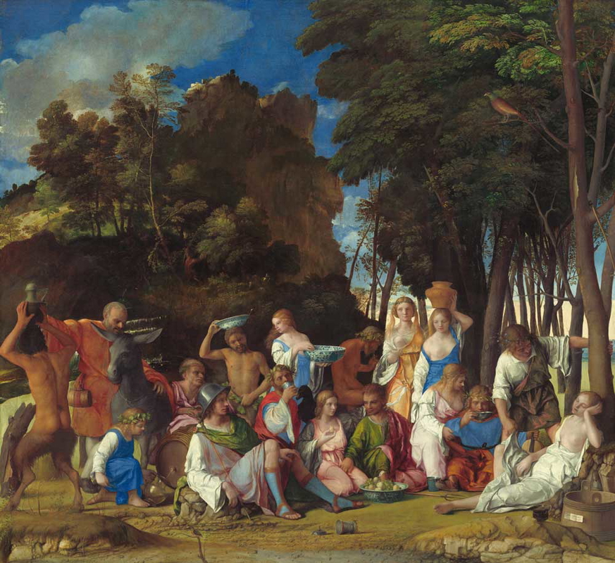 giovanni bellini feast of gods painting
