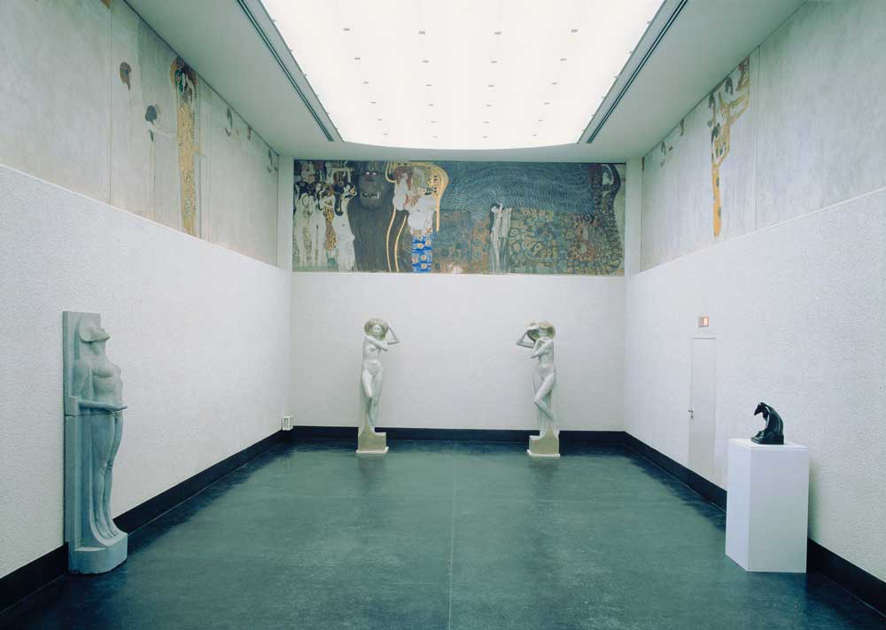 gustav klimt beethoven frieze painting