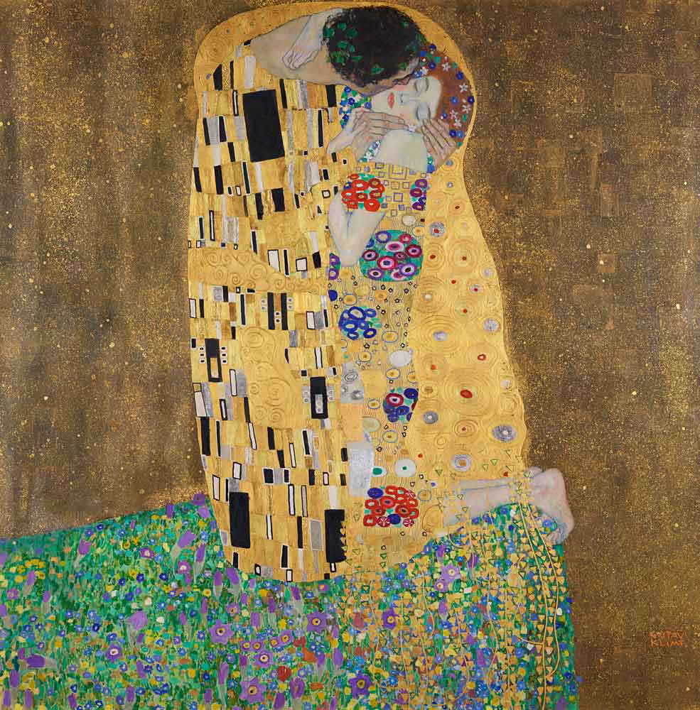 gustav klimt the kiss painting