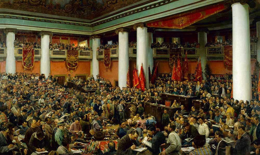 isaak brodsky lenin address uritsky theater