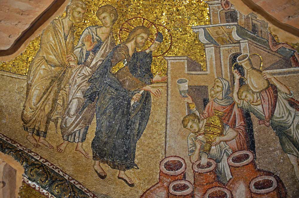 jesus christ cana wine