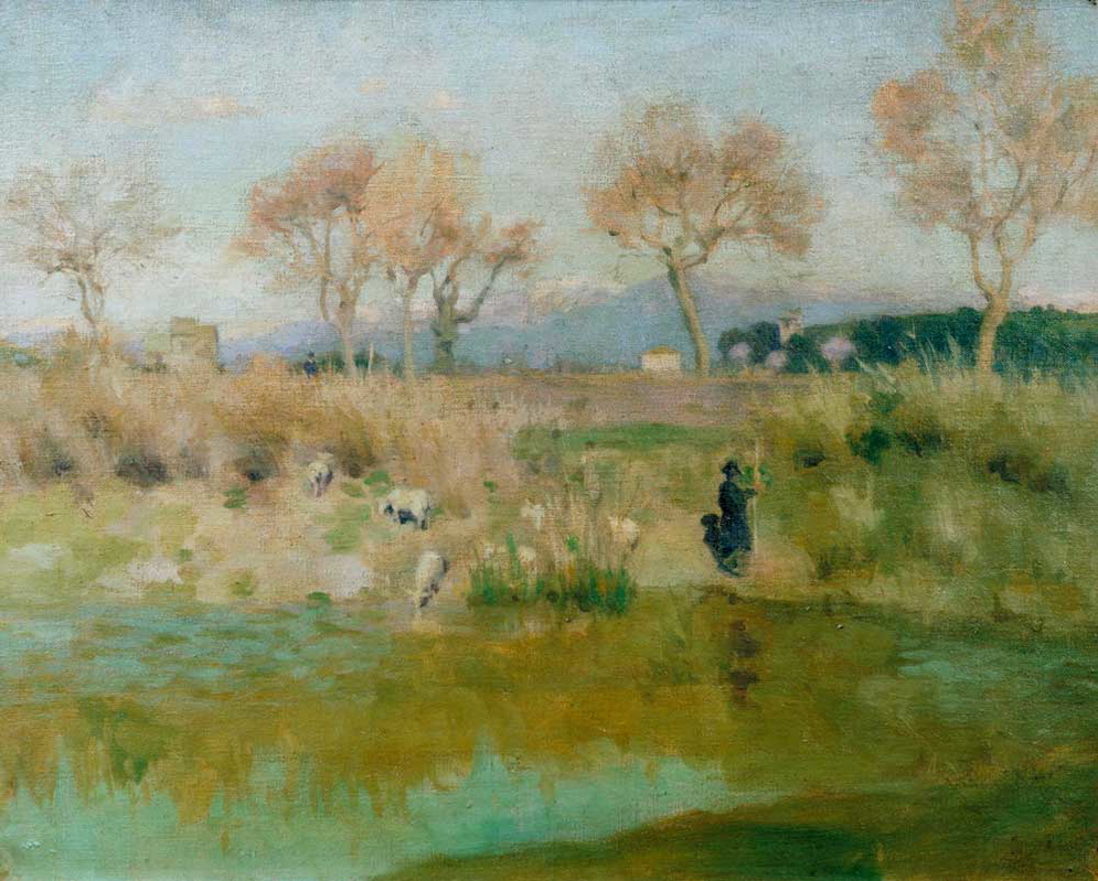 landscape-shepherd-villa-madama-rome-roger-fry