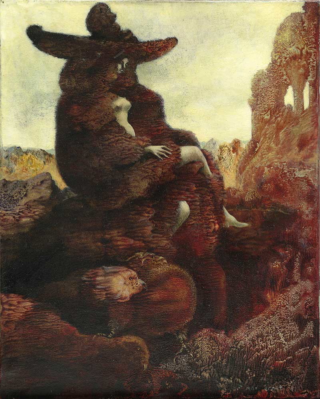 lewis caroll max ernst alice 1941 painting