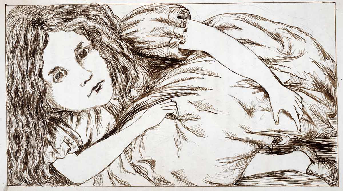 lewis carroll alice under ground illustration