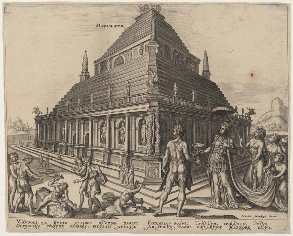 mausolaeum halicarnassus galle print