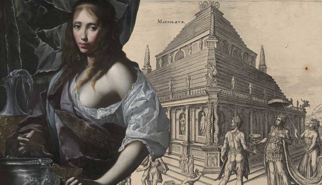 mausoleum halicarnassus galle artemisia ashes furini painting